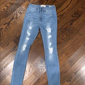 PACSUN light blue jeggings